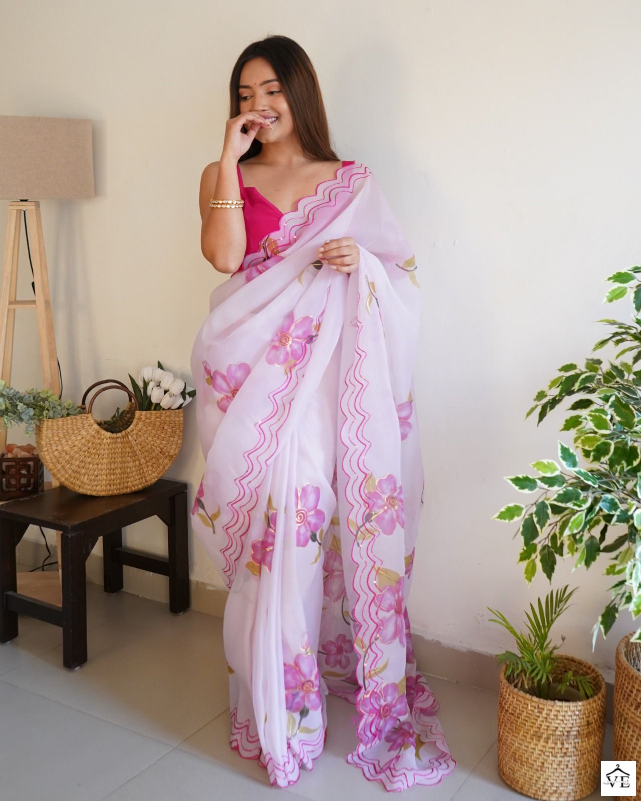 Shree Trends Divisha Organza Wholesale Sarees Catalog — Wholesale Sarees, MPA wholesale from Surat - Gallery Image 2
