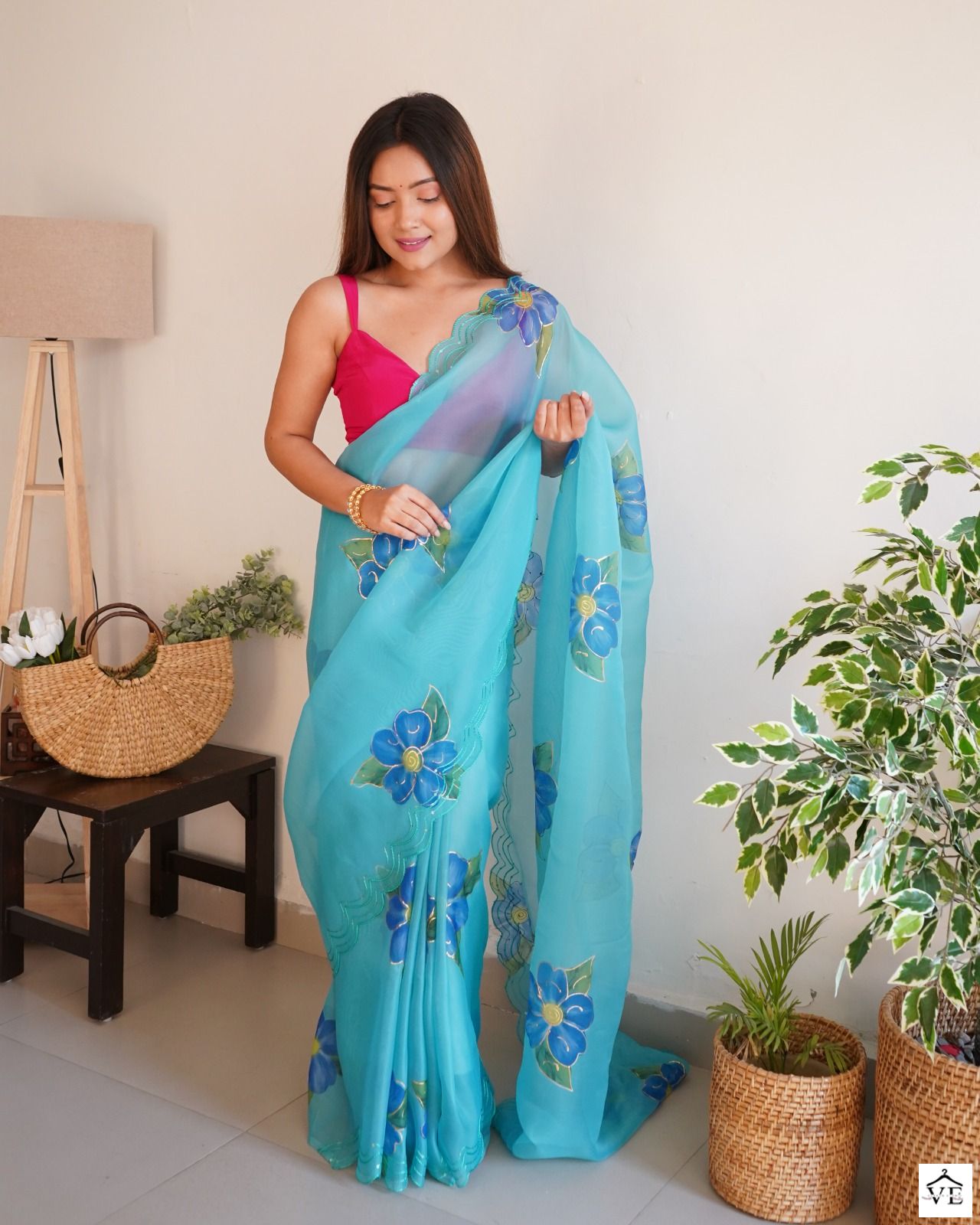 Shree Trends Divisha Organza Wholesale Sarees Catalog — Wholesale Sarees, MPA wholesale from Surat - Gallery Image 3