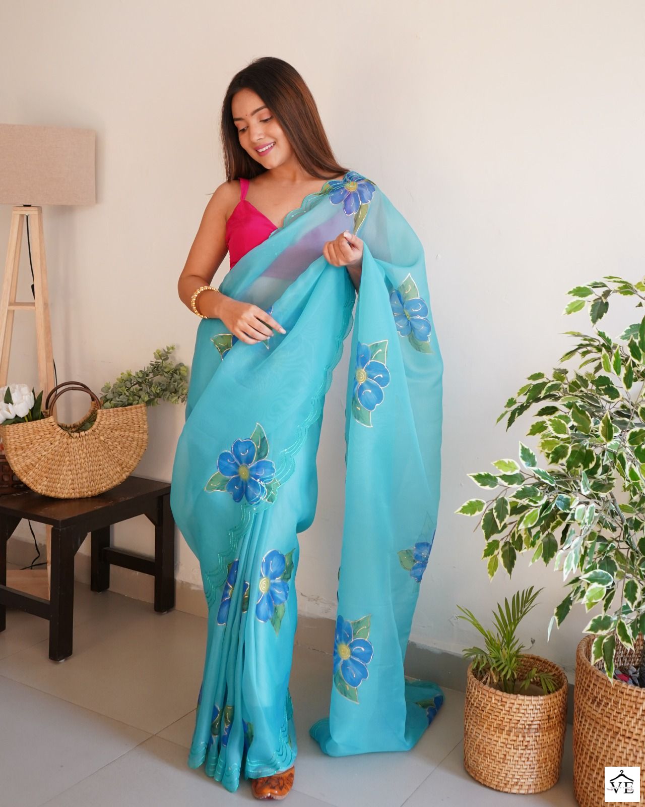 Shree Trends Divisha Organza Wholesale Sarees Catalog — Wholesale Sarees, MPA wholesale from Surat — view 4