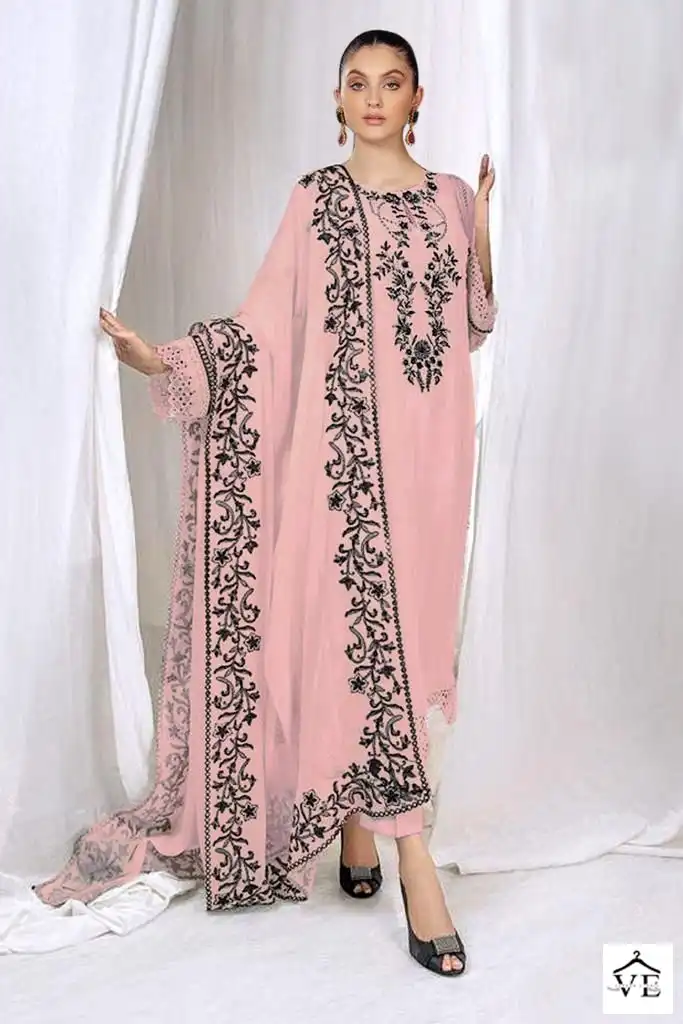 Vardan Ethnic D.No-117 Pure Georgette Wholesale Readymade Pakistani Suit Catalog — Wholesale Salwar Suits, MPA wholesale from Surat - Gallery Image 4