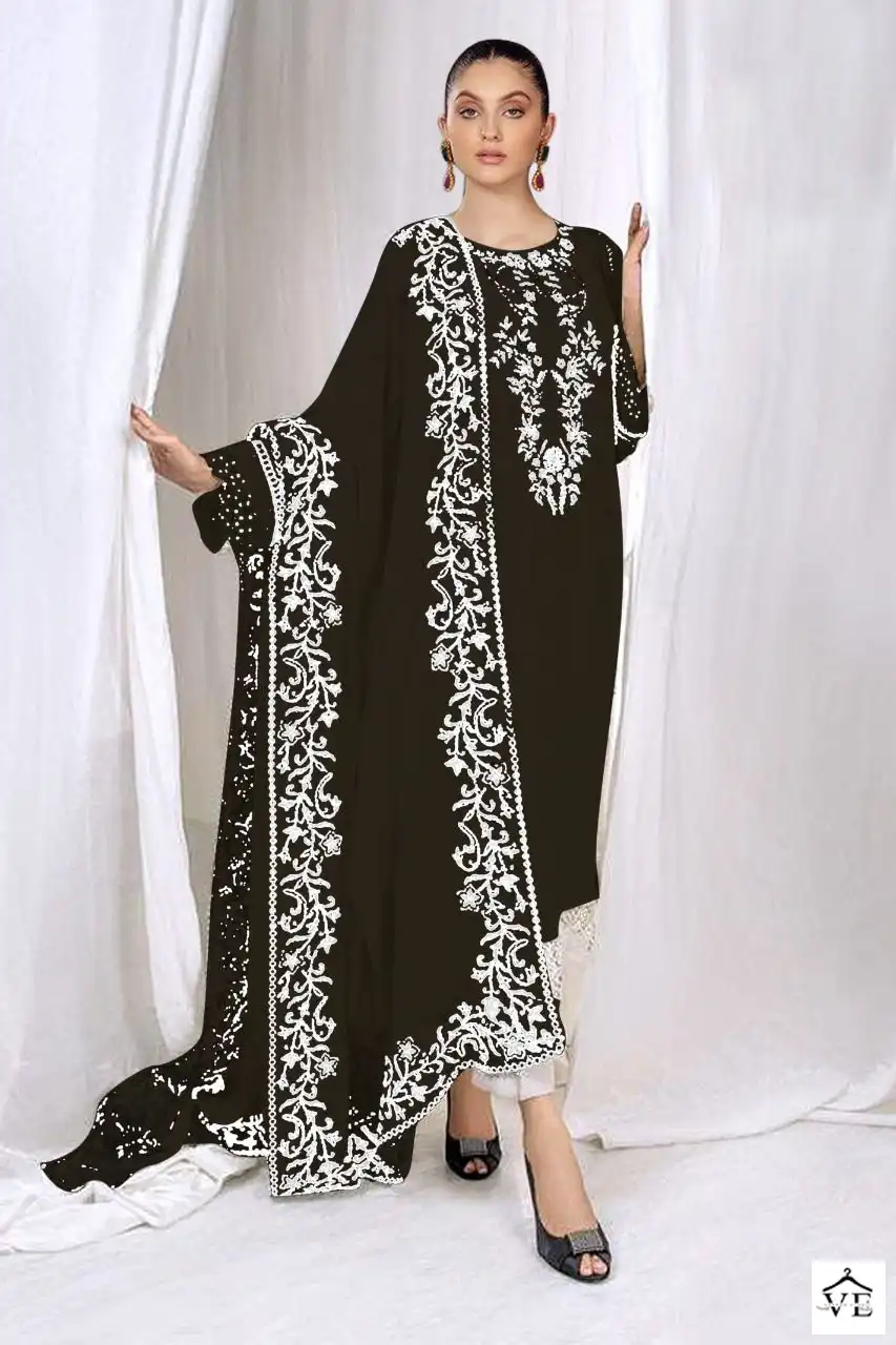 Vardan Ethnic D.No-117 Pure Georgette Wholesale Readymade Pakistani Suit Catalog — Wholesale Salwar Suits, MPA wholesale from Surat - Gallery Image 5