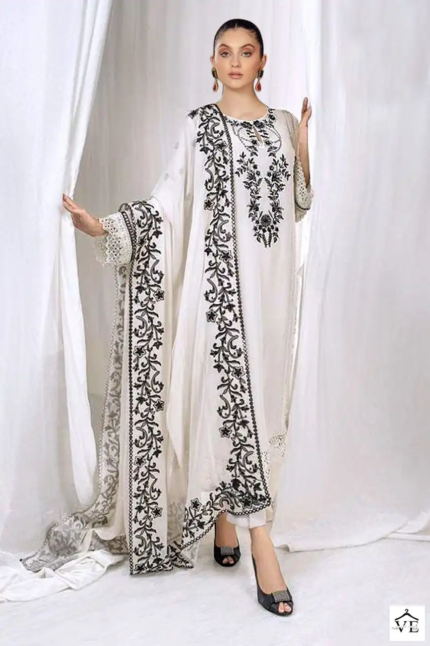 Vardan Ethnic D.No-117 Pure Georgette Wholesale Readymade Pakistani Suit Catalog — Wholesale Salwar Suits, MPA wholesale from Surat - Gallery Image 2
