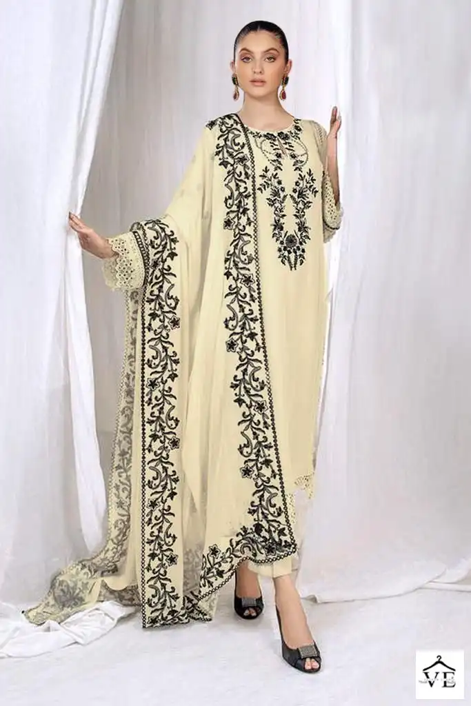 Vardan Ethnic D.No-117 Pure Georgette Wholesale Readymade Pakistani Suit Catalog — Wholesale Salwar Suits, MPA wholesale from Surat - Gallery Image 3