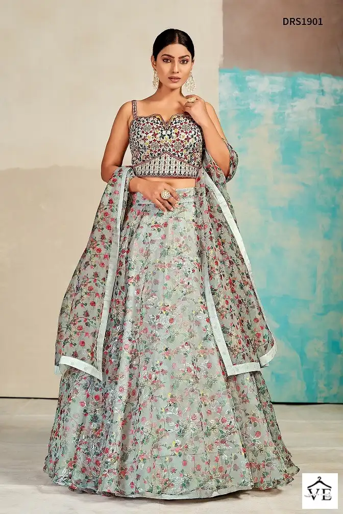 Dresstive Vol 6 Organza Wholesale Lehenga Catalog — Wholesale Lehenga, MPA wholesale from Surat — view 3