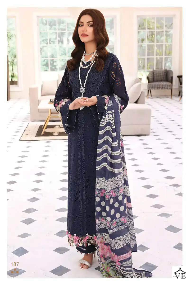 Dinsaa Elaf Super Summer Collection Vol-3 Pure Cotton Wholesale Pakistani Suit Catalog — Wholesale Salwar Suits, MPA wholesale from Surat - Gallery Image 4