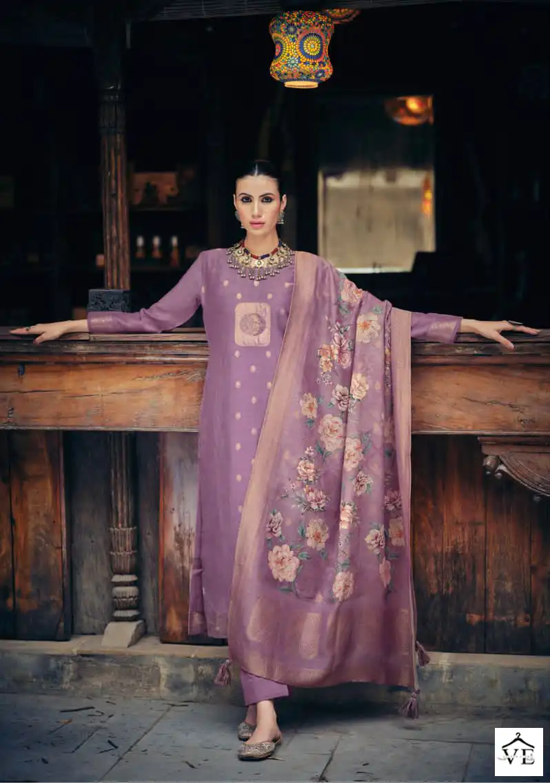 Ibiza Ellena Pure Linen Jaquard Wholesale Designer Salwar Suit Catalog — Wholesale Salwar Suits, MPA wholesale from Surat - Gallery Image 10