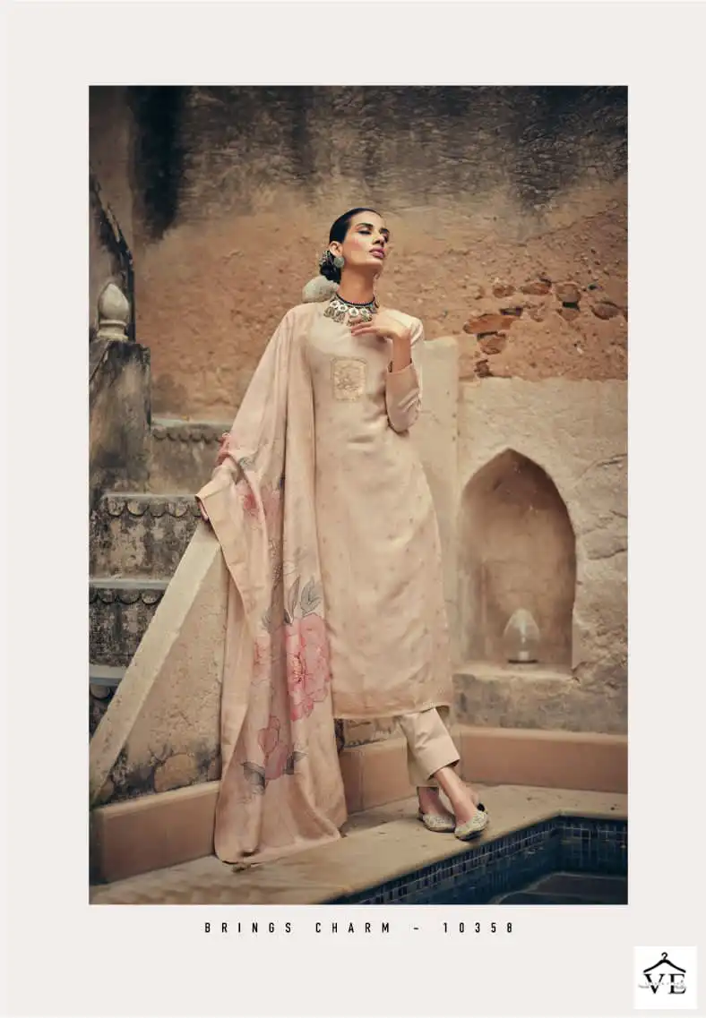 Ibiza Ellena Pure Linen Jaquard Wholesale Designer Salwar Suit Catalog — Wholesale Salwar Suits, MPA wholesale from Surat - Gallery Image 3