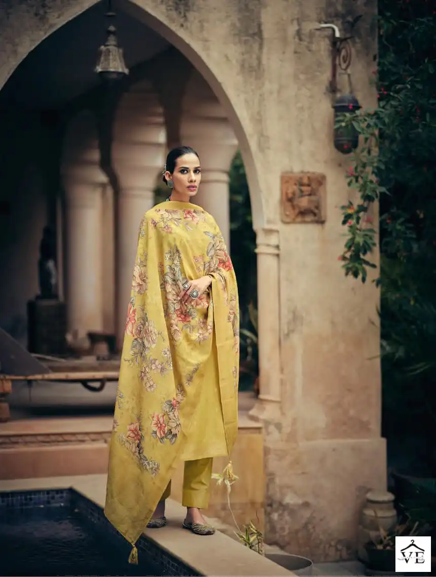 Ibiza Ellena Pure Linen Jaquard Wholesale Designer Salwar Suit Catalog — Wholesale Salwar Suits, MPA wholesale from Surat - Gallery Image 8
