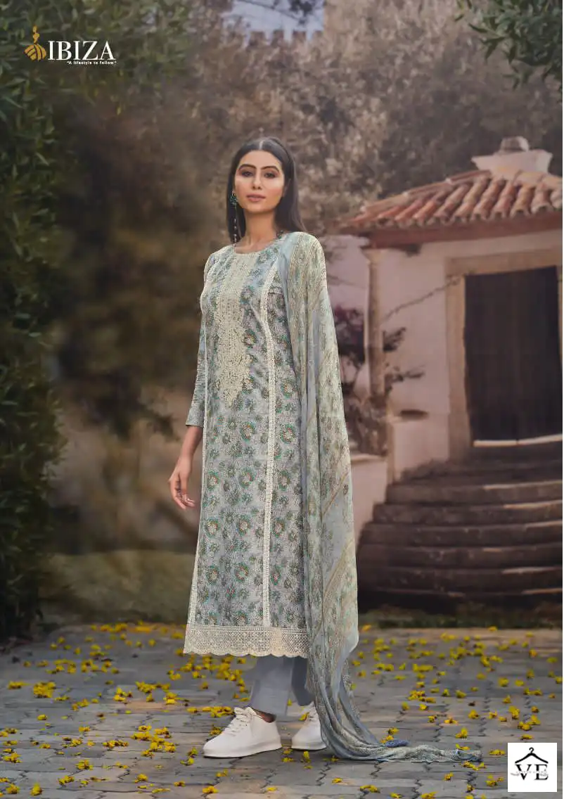 Ibiza Emily Pure Lawn Cotton Wholesale Designer Salwar Suit Catalog — Wholesale Salwar Suits, MPA wholesale from Surat - Gallery Image 2