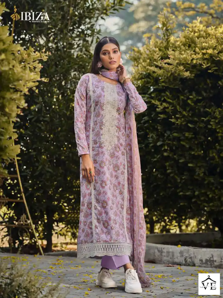 Ibiza Emily Pure Lawn Cotton Wholesale Designer Salwar Suit Catalog — Wholesale Salwar Suits, MPA wholesale from Surat - Gallery Image 3