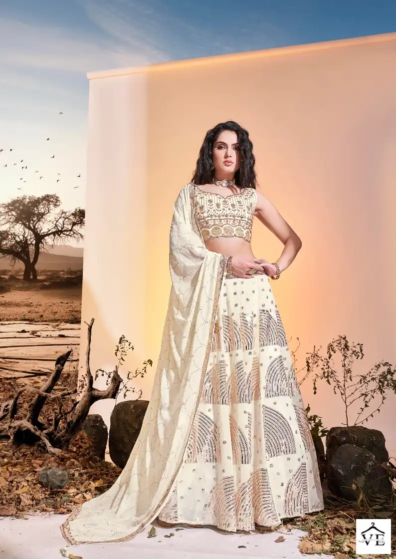 Arya Euphoria Vol 10 Georgette Wholesale Readymade Lehenga Catalog — Wholesale Lehenga, MPA wholesale from Surat - Gallery Image 3