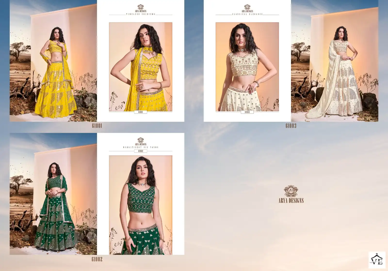 Arya Euphoria Vol 10 Georgette Wholesale Readymade Lehenga Catalog — Wholesale Lehenga, MPA wholesale from Surat — view 4