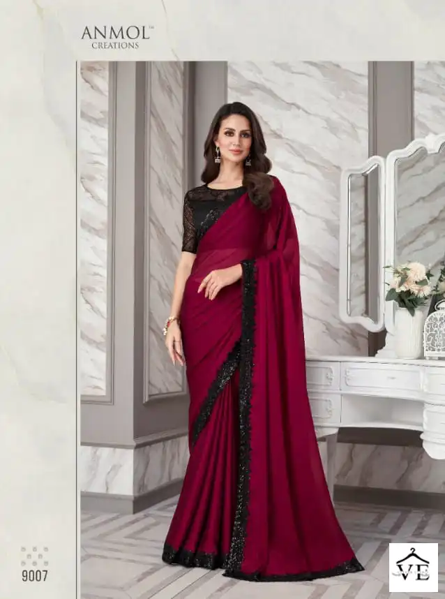 Anmol Exotique Vol-3 Georgette, Silk Wholesale Fancy Saree Catalog — Wholesale Sarees, MPA wholesale from Surat — view 16