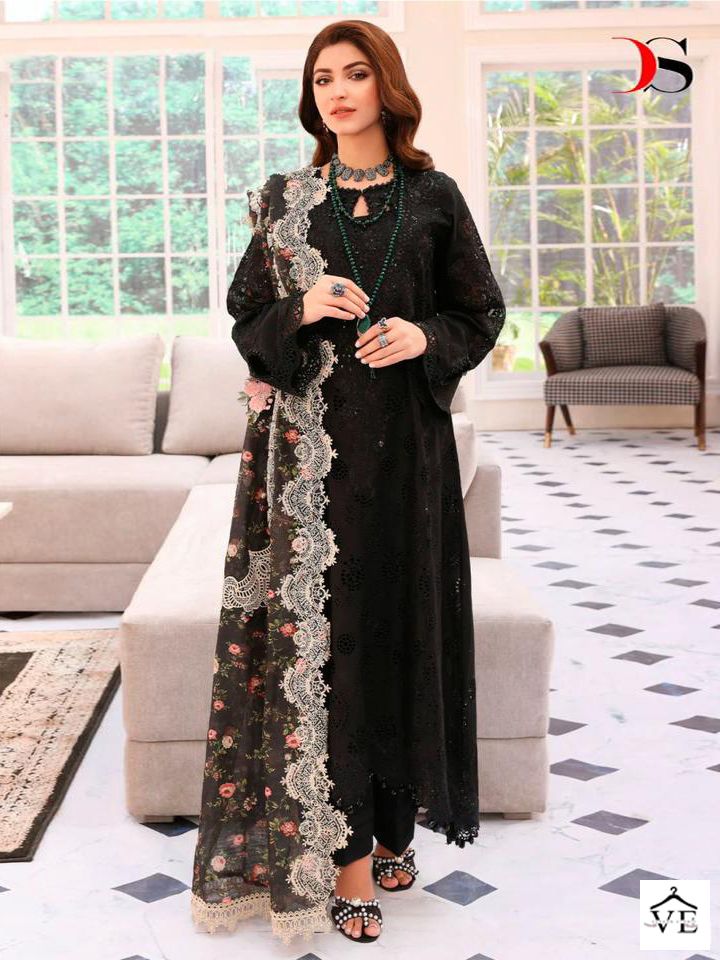 Deepsy Suits Elaf Chikankari 23 Pure Cambric Cotton Wholesale Pakistani Salwar Suit Catalog — Wholesale Salwar Suits, MPA wholesale from Surat — view 1