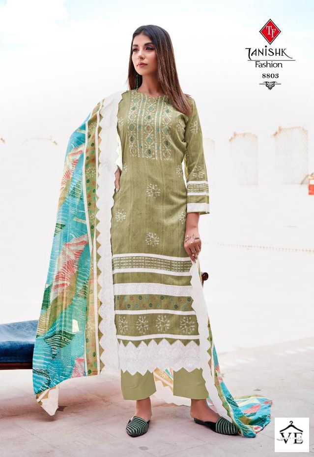 Tanishk Fashion Falak Vol 7 Pure Cotton Print Wholesale Pakistani Salwar Suit Catalog — Wholesale Salwar Suits, MPA wholesale from Surat - Gallery Image 2