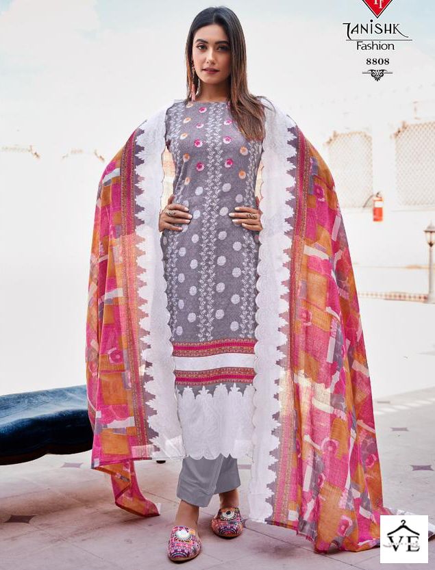 Tanishk Fashion Falak Vol 7 Pure Cotton Print Wholesale Pakistani Salwar Suit Catalog — Wholesale Salwar Suits, MPA wholesale from Surat — view 1
