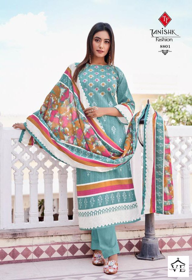 Tanishk Fashion Falak Vol 7 Pure Cotton Print Wholesale Pakistani Salwar Suit Catalog — Wholesale Salwar Suits, MPA wholesale from Surat - Gallery Image 5