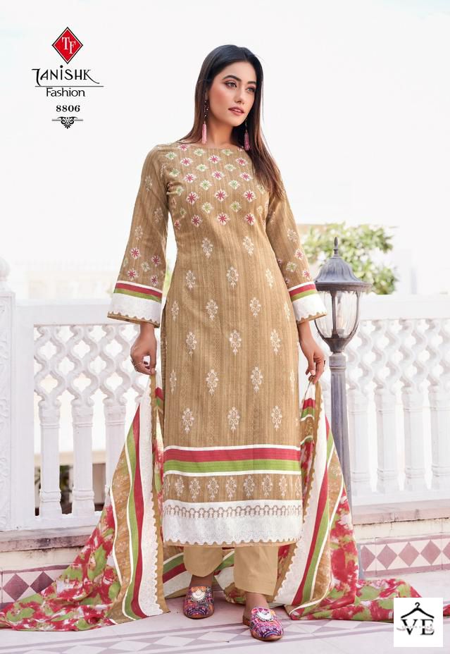Tanishk Fashion Falak Vol 7 Pure Cotton Print Wholesale Pakistani Salwar Suit Catalog — Wholesale Salwar Suits, MPA wholesale from Surat - Gallery Image 6