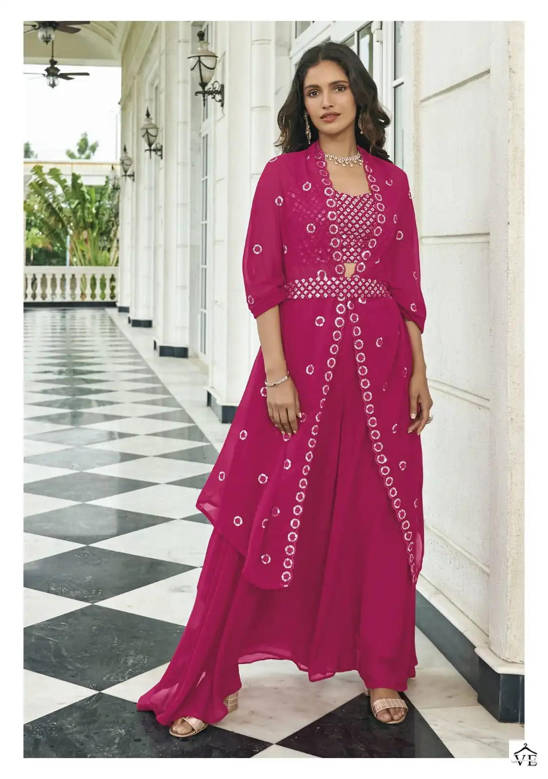 Shreematee Firoza Pure Foux Georgette Wholesale Lehenga Catalog — Wholesale Lehenga, MPA wholesale from Surat - Gallery Image 4