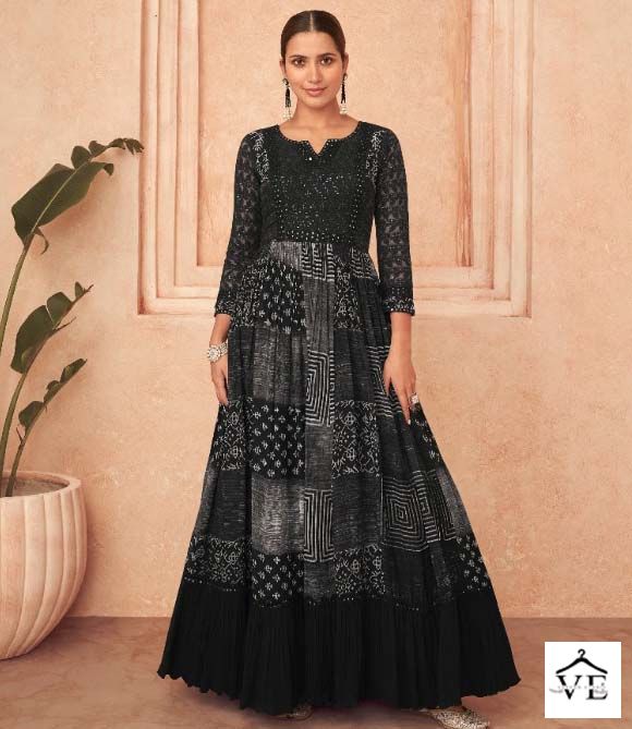 Sayuri Designer Floral Real Georgette Wholesale Designer Readymade Salwar Suit Catalog — Wholesale Salwar Suits, Sayuri Designer wholesale from Surat — view 1