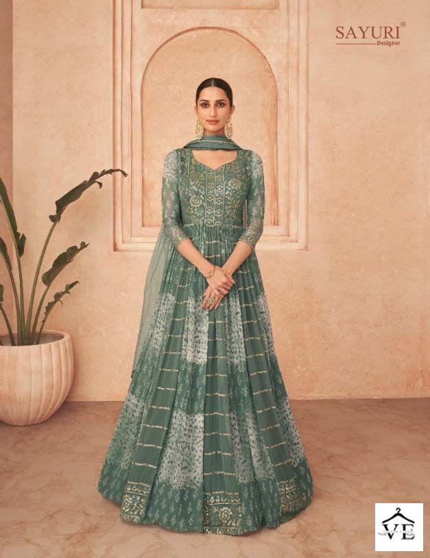 Sayuri Designer Floral Real Georgette Wholesale Designer Readymade Salwar Suit Catalog — Wholesale Salwar Suits, Sayuri Designer wholesale from Surat - Gallery Image 2