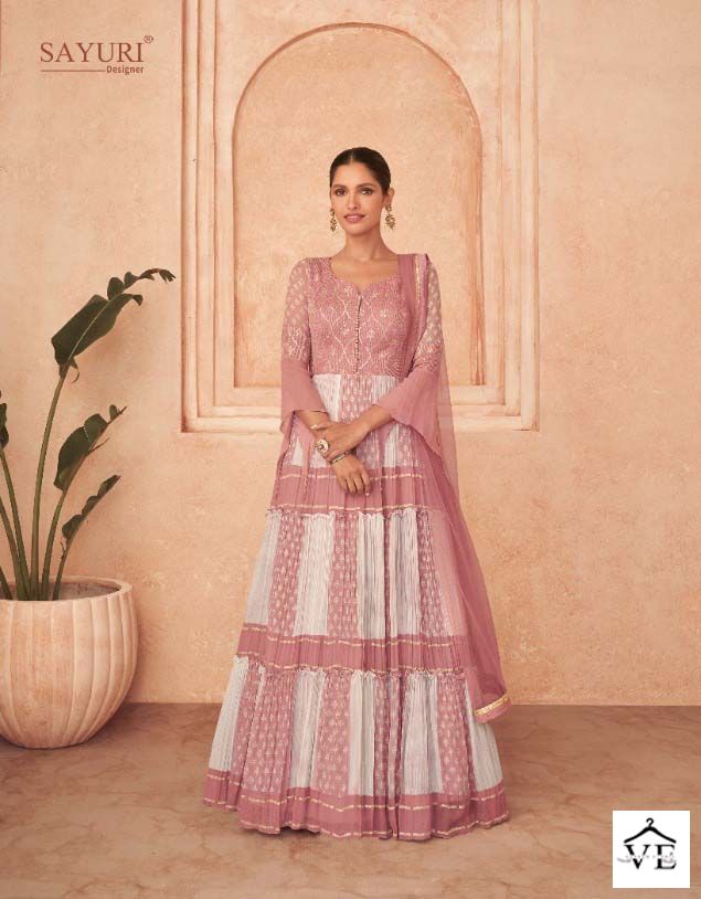 Sayuri Designer Floral Real Georgette Wholesale Designer Readymade Salwar Suit Catalog — Wholesale Salwar Suits, Sayuri Designer wholesale from Surat - Gallery Image 3