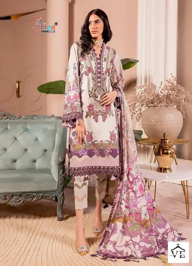 Shree Fabs Florance Pure Cotton Wholesale Pakistani Suit Catalog — Wholesale Salwar Suits, MPA wholesale from Surat - Gallery Image 3