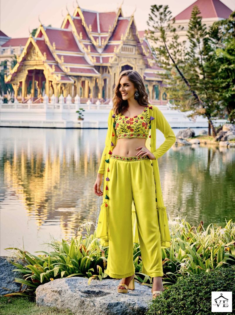 Shubhkala Flory Vol 35 Chinon Wholesale Designer Readymade Dress Material Catalog - Image 3