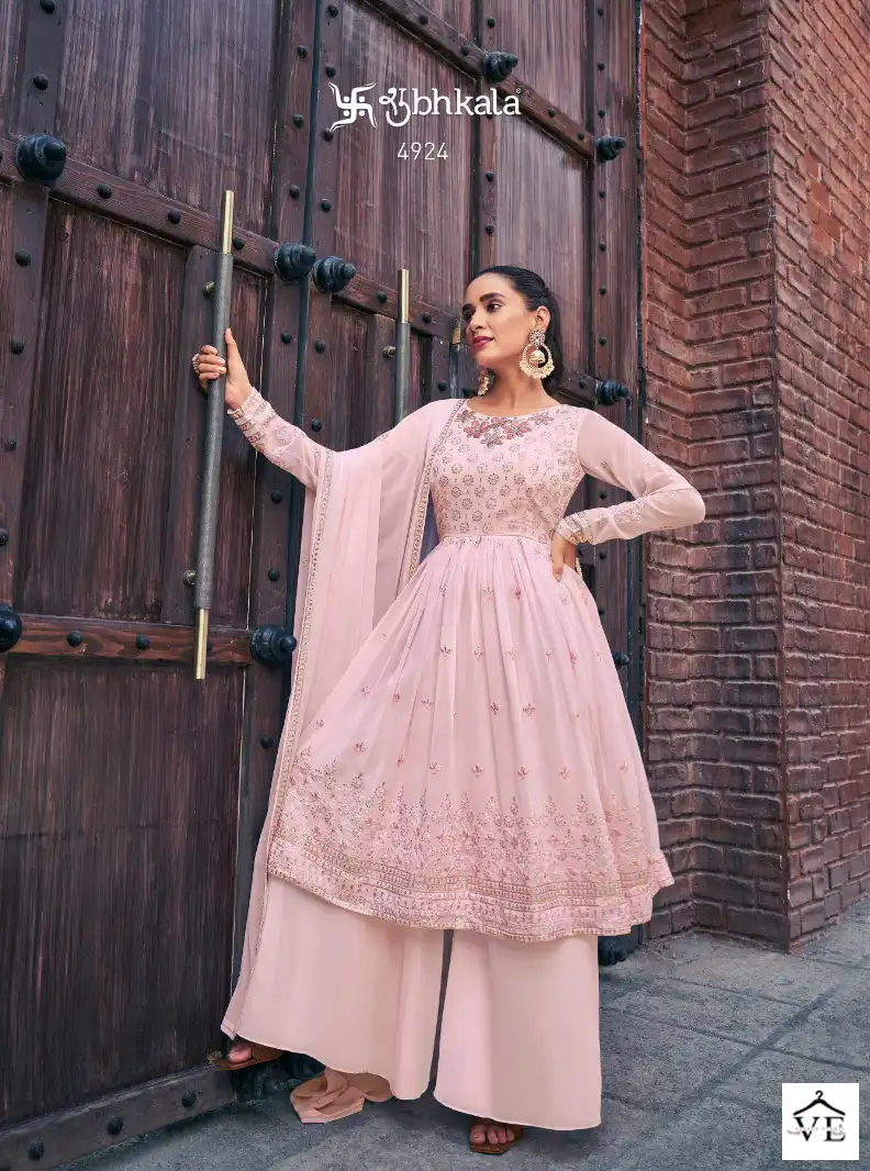 Shubhkala Flory Vol 36 Georgette Wholesale Readymade Designer Salwar Suit Catalog - Image 5