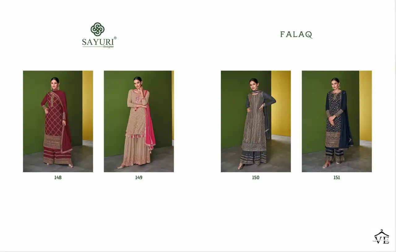 Sayuri Designer Falaq Real Georgette Wholesale Designer Readymade Salwar Suit Catalog — Wholesale Salwar Suits, Sayuri Designer wholesale from Surat — view 5