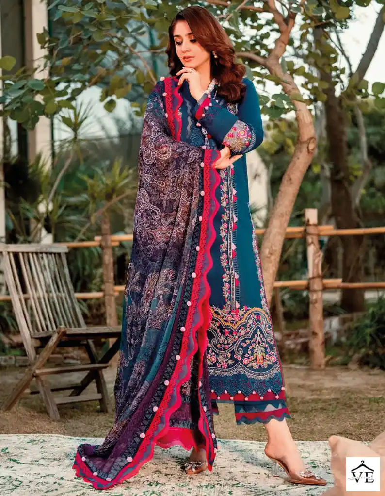 Deepsy Suits Firdous Ombbre Embroidered-2 Pure Cotton Wholesale Pakistani Suit Catalog — Wholesale Salwar Suits, MPA wholesale from Surat — view 1