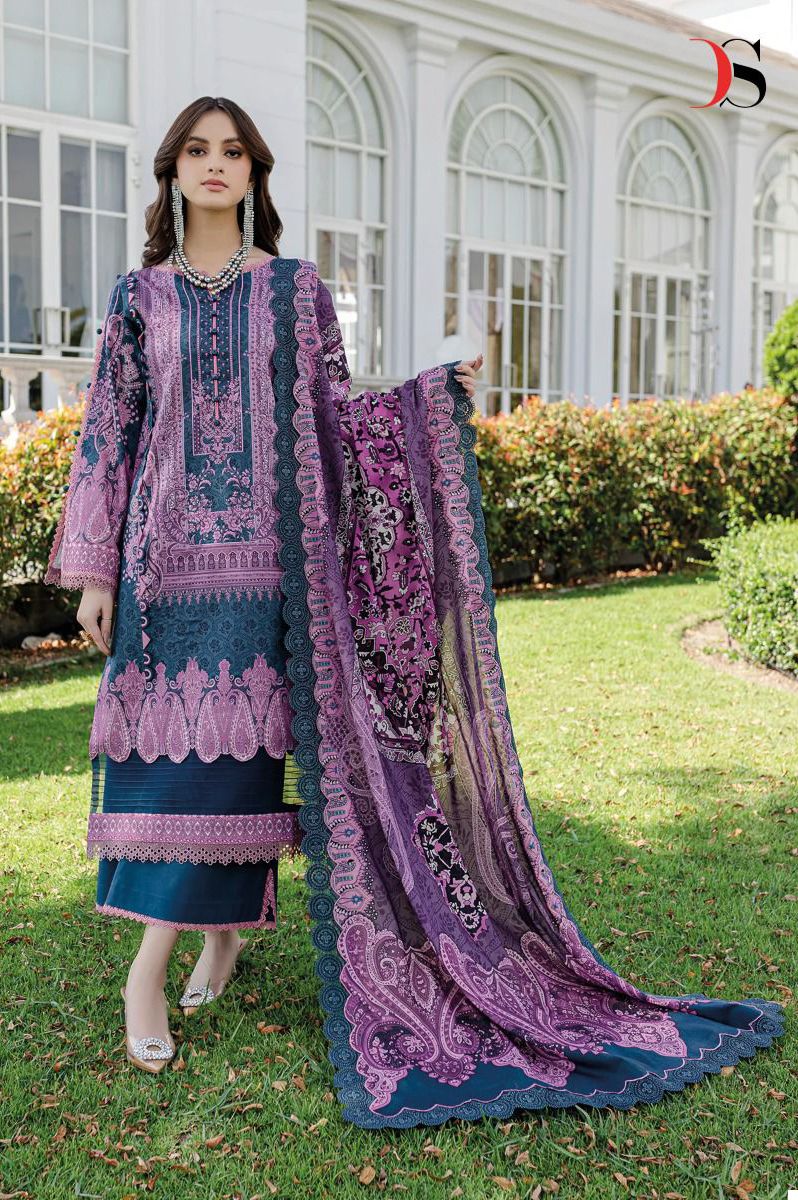 Deepsy Firdous Urbane-2 Pure Cotton Wholesale Pakistani Salwar Suit Catalog — Wholesale Salwar Suits, MPA wholesale from Surat - Gallery Image 3
