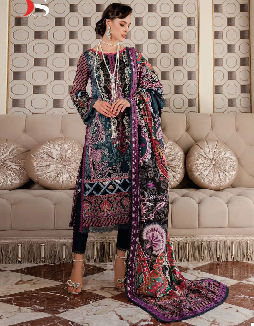Deepsy Firdous Urbane-2 Pure Cotton Wholesale Pakistani Salwar Suit Catalog — Wholesale Salwar Suits, MPA wholesale from Surat - Gallery Image 6