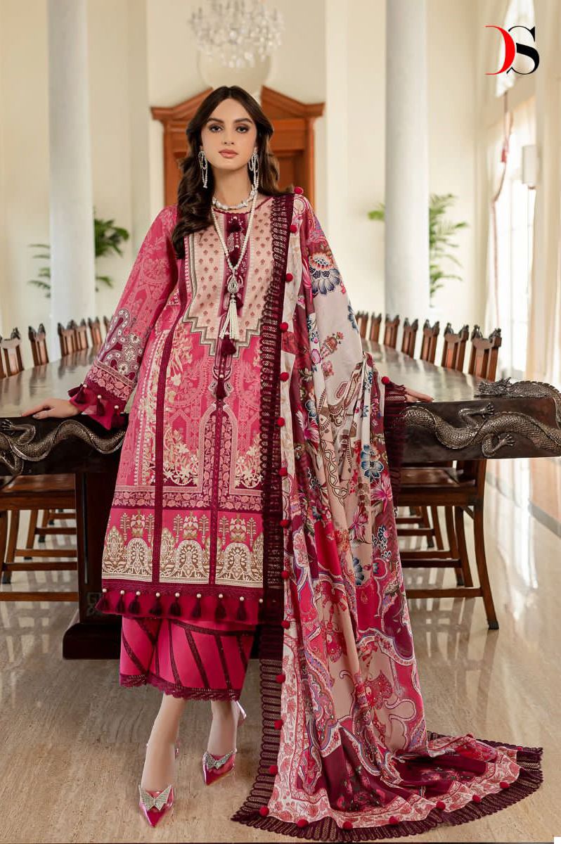 Deepsy Firdous Urbane-2 Pure Cotton Wholesale Pakistani Salwar Suit Catalog — Wholesale Salwar Suits, MPA wholesale from Surat - Gallery Image 7