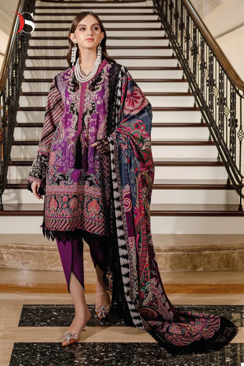 Deepsy Firdous Urbane-2 Pure Cotton Wholesale Pakistani Salwar Suit Catalog — Wholesale Salwar Suits, MPA wholesale from Surat - Gallery Image 8