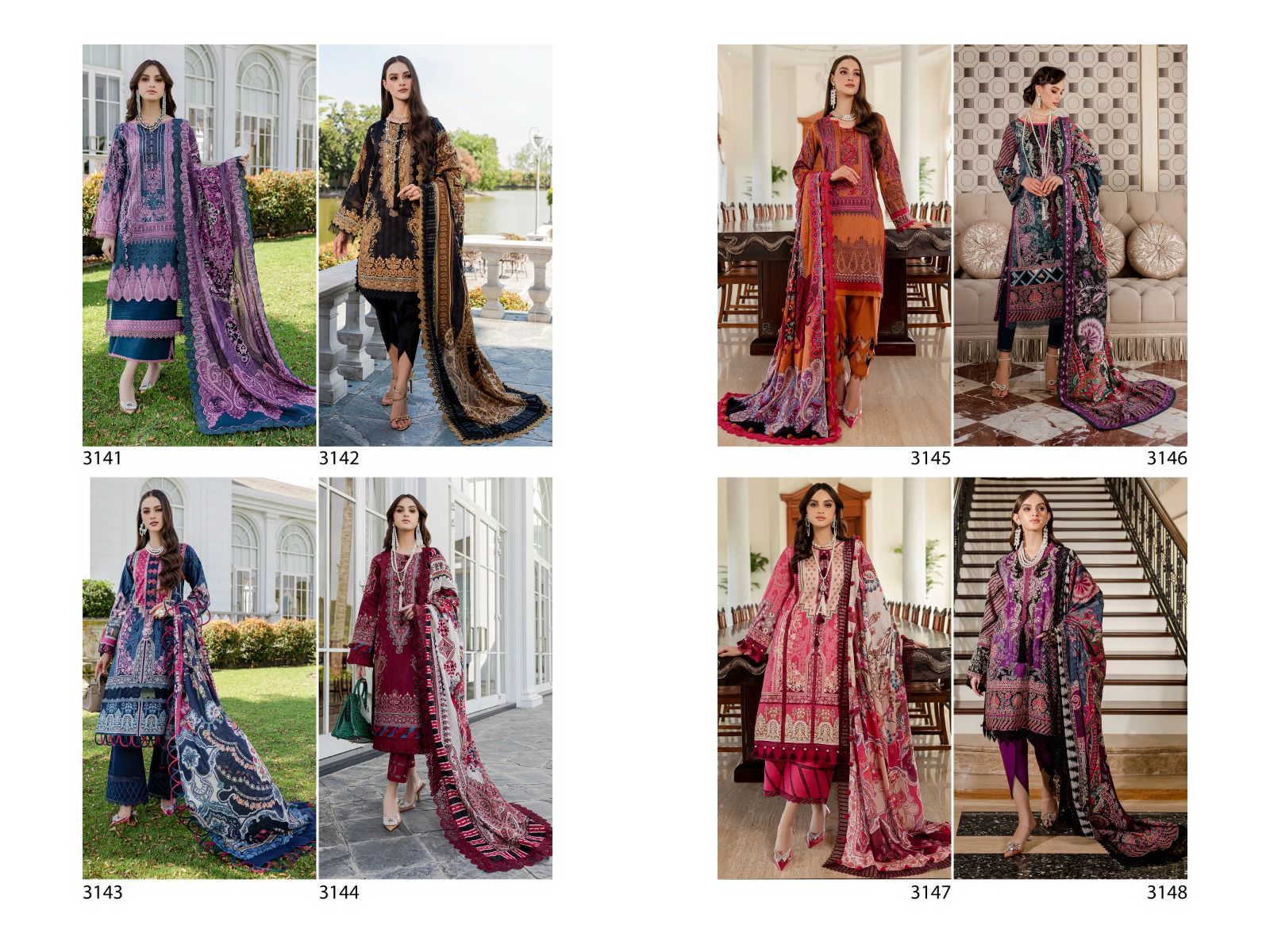 Deepsy Firdous Urbane-2 Pure Cotton Wholesale Pakistani Salwar Suit Catalog — Wholesale Salwar Suits, MPA wholesale from Surat — view 9