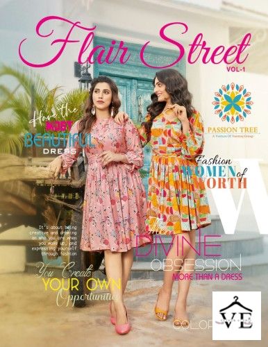 Vardan Ethnic Flair Street Vol 1 Fancy Rayon Wholesale Kurti Catalog — Wholesale Kurtis, MPA wholesale from Surat - Gallery Image 2