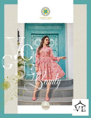Vardan Ethnic Flair Street Vol 1 Fancy Rayon Wholesale Kurti Catalog — Wholesale Kurtis, MPA wholesale from Surat - Gallery Image 6