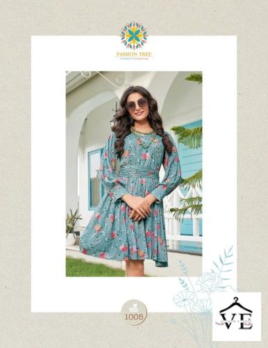 Vardan Ethnic Flair Street Vol 1 Fancy Rayon Wholesale Kurti Catalog — Wholesale Kurtis, MPA wholesale from Surat - Gallery Image 7