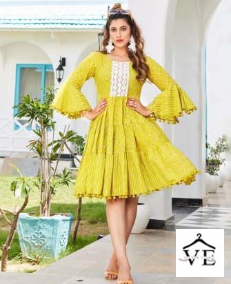 Vardan Ethnic Flair Talk Vol 1 Cotton Print Wholesale Kurtis Catalog — Wholesale Kurtis, MPA wholesale from Surat — view 1