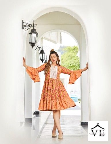 Vardan Ethnic Flair Talk Vol 1 Cotton Print Wholesale Kurtis Catalog — Wholesale Kurtis, MPA wholesale from Surat - Gallery Image 6