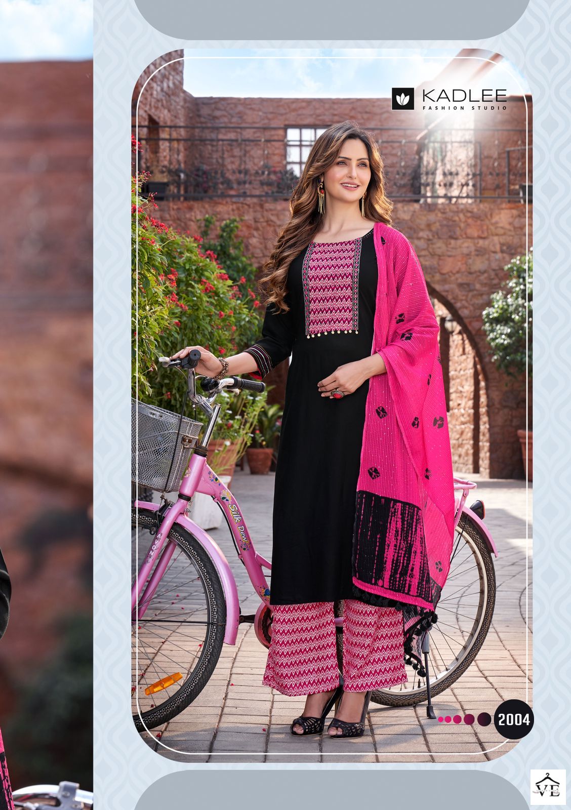 Kadlee Flowery Heavy Rayon Wholesale Readymade Salwar Suit Catalog - Image 2