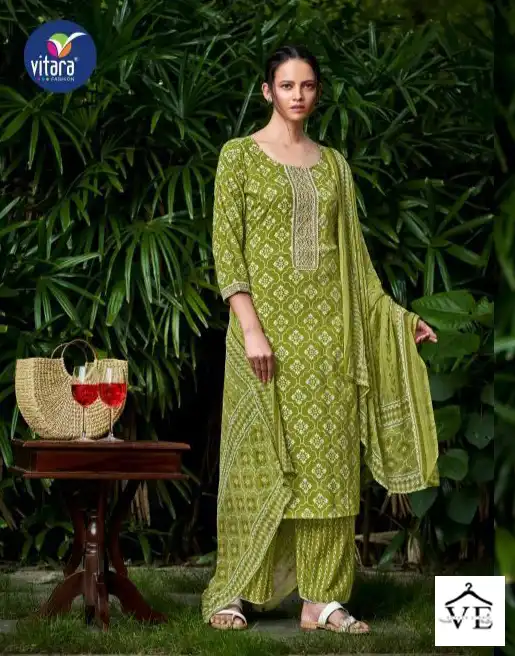 Vitara Genius Rayon Wholesale Readymade Salwar Suit Catalog — Wholesale Salwar Suits, MPA wholesale from Surat - Gallery Image 2