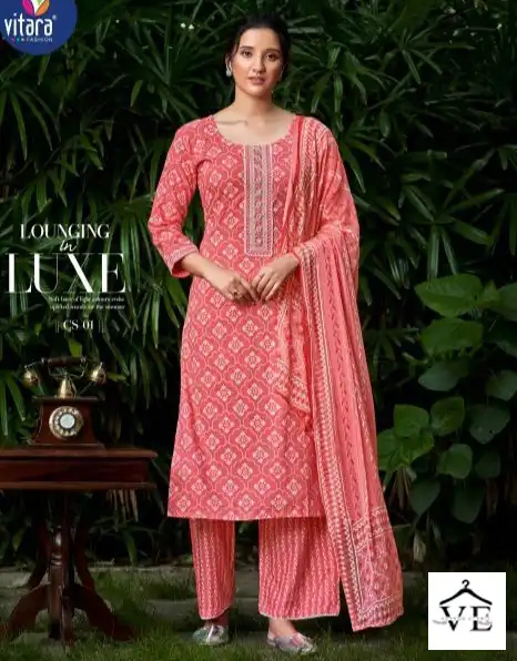 Vitara Genius Rayon Wholesale Readymade Salwar Suit Catalog — Wholesale Salwar Suits, MPA wholesale from Surat — view 1