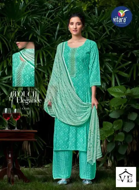 Vitara Genius Rayon Wholesale Readymade Salwar Suit Catalog — Wholesale Salwar Suits, MPA wholesale from Surat - Gallery Image 3