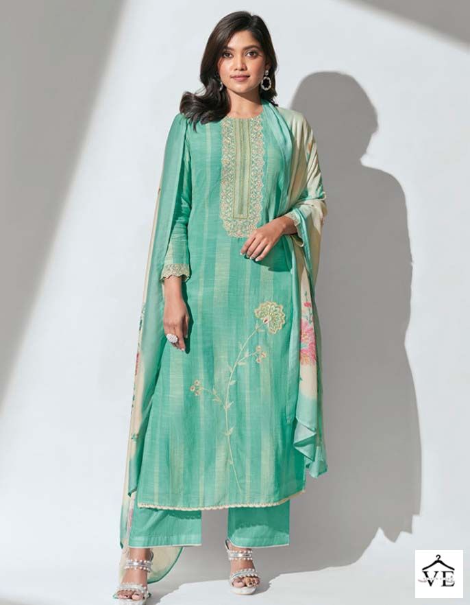 Omtex Gloria Muslin Linen Wholesale Designer Salwar Suit Catalog — Wholesale Salwar Suits, MPA wholesale from Surat — view 1
