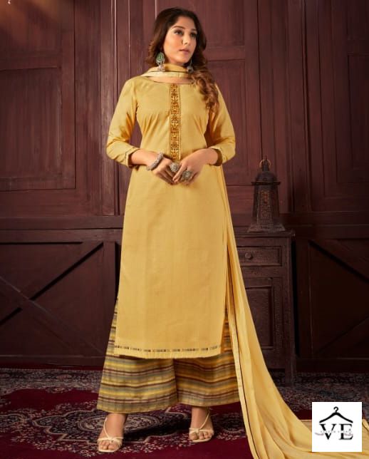 Panch Ratna Gold Star Pure Cottan Wholesale Salwar Suit Catalog — Wholesale Salwar Suits, MPA wholesale from Surat — view 1