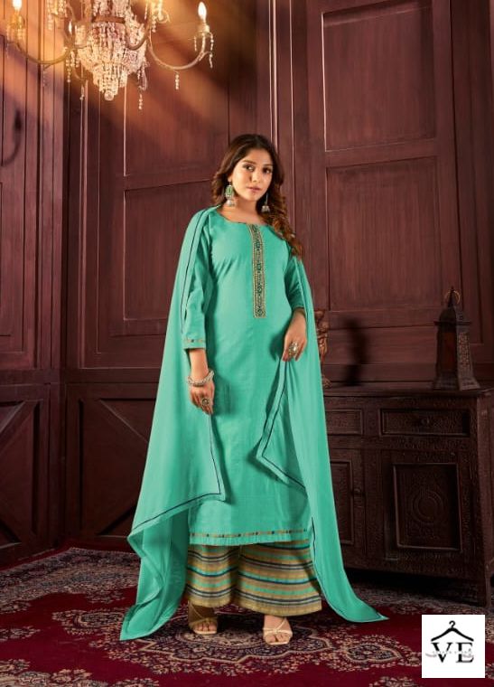 Panch Ratna Gold Star Pure Cottan Wholesale Salwar Suit Catalog — Wholesale Salwar Suits, MPA wholesale from Surat - Gallery Image 5