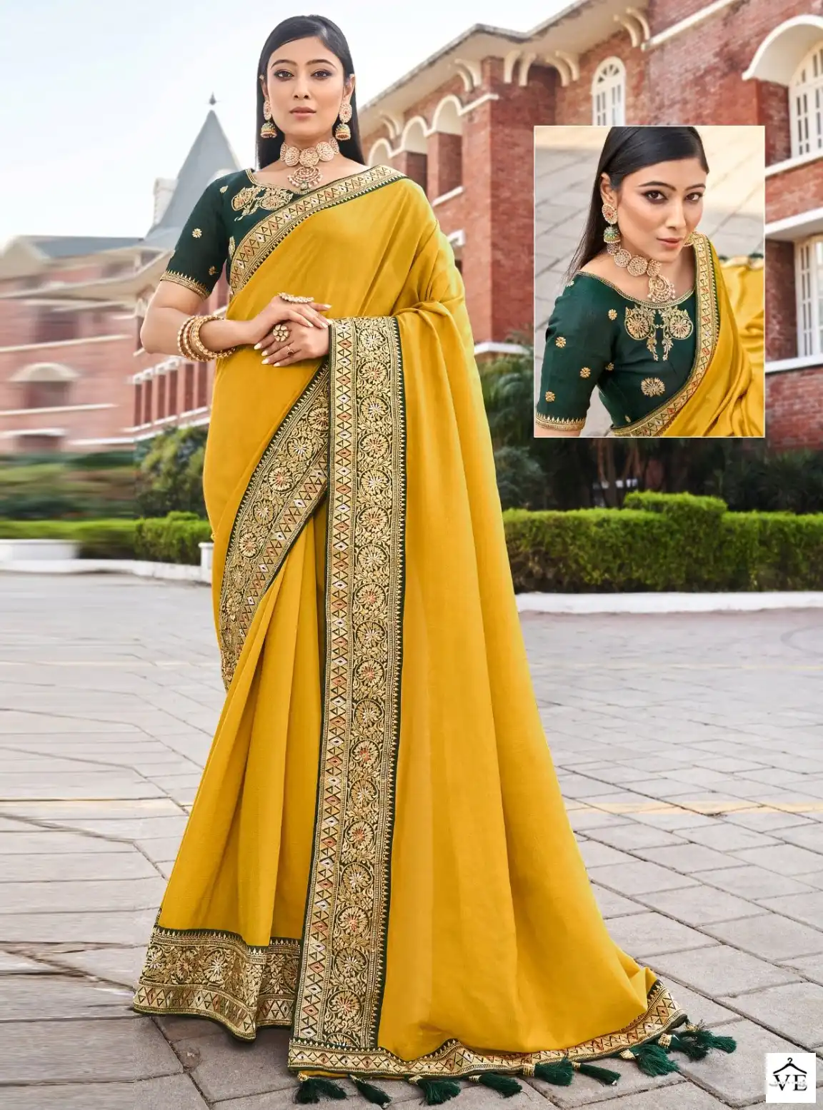 Right Woman Graceful Vol 2 Vichitra Silk Wholesale Saree Catalog — Wholesale Sarees, MPA wholesale from Surat — view 1