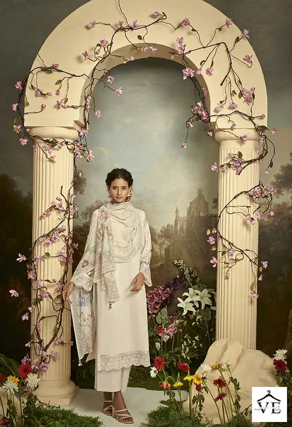 Kimora Gulbagh Pure Cotton Satin Wholesale Designer Salwar Suit Catalog — Wholesale Salwar Suits, MPA wholesale from Surat - Gallery Image 3